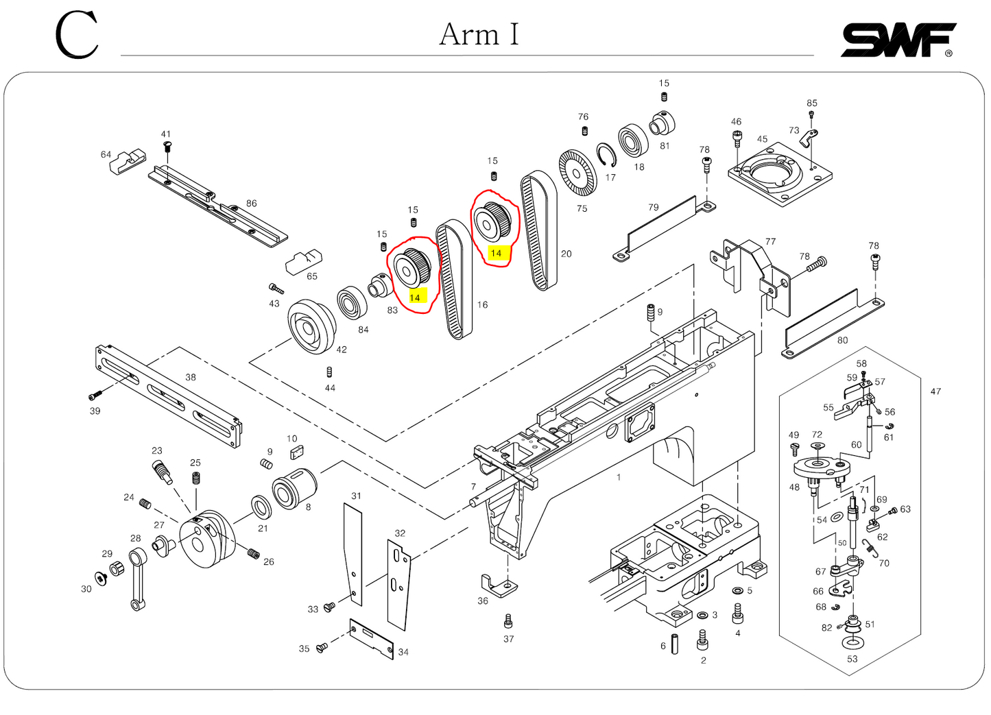 SWF_UPPER SHAFT TIMING PULLEY