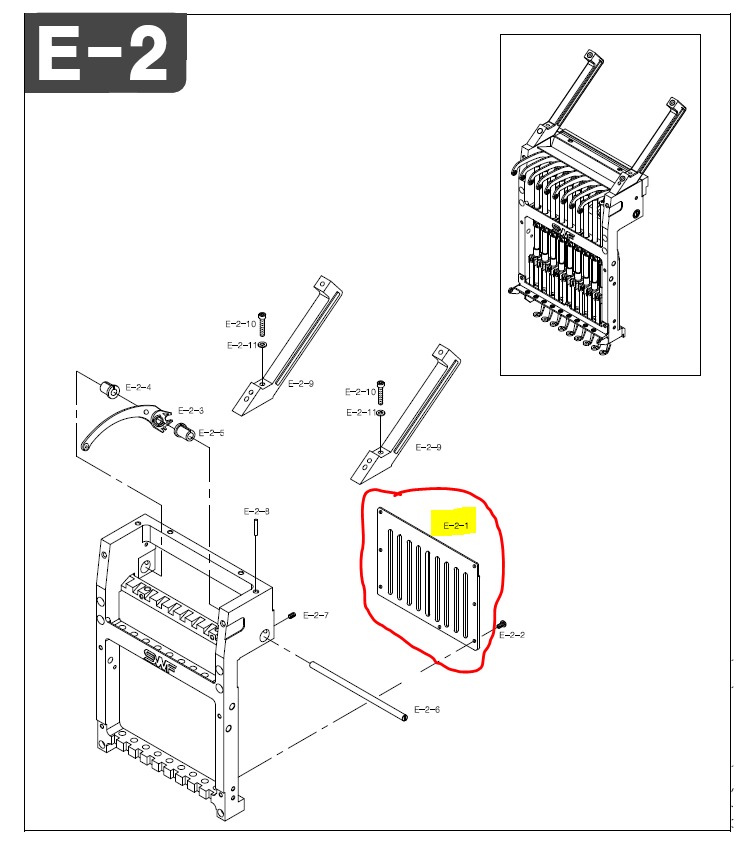 SWF_NEEDLE BAR GUIDE RAIL (15C)