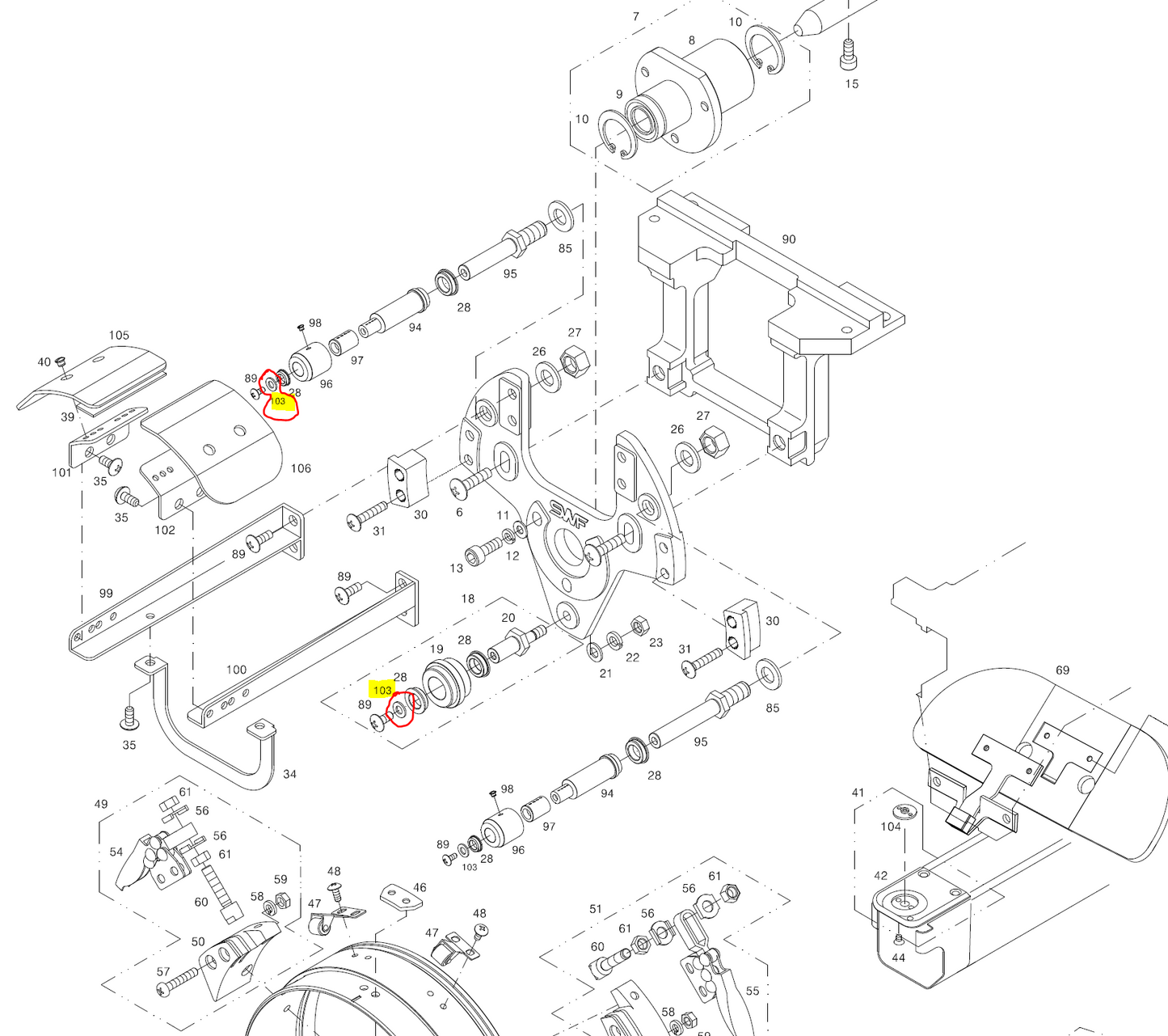 SWF_CAP GUIDE ROLLER WASHER