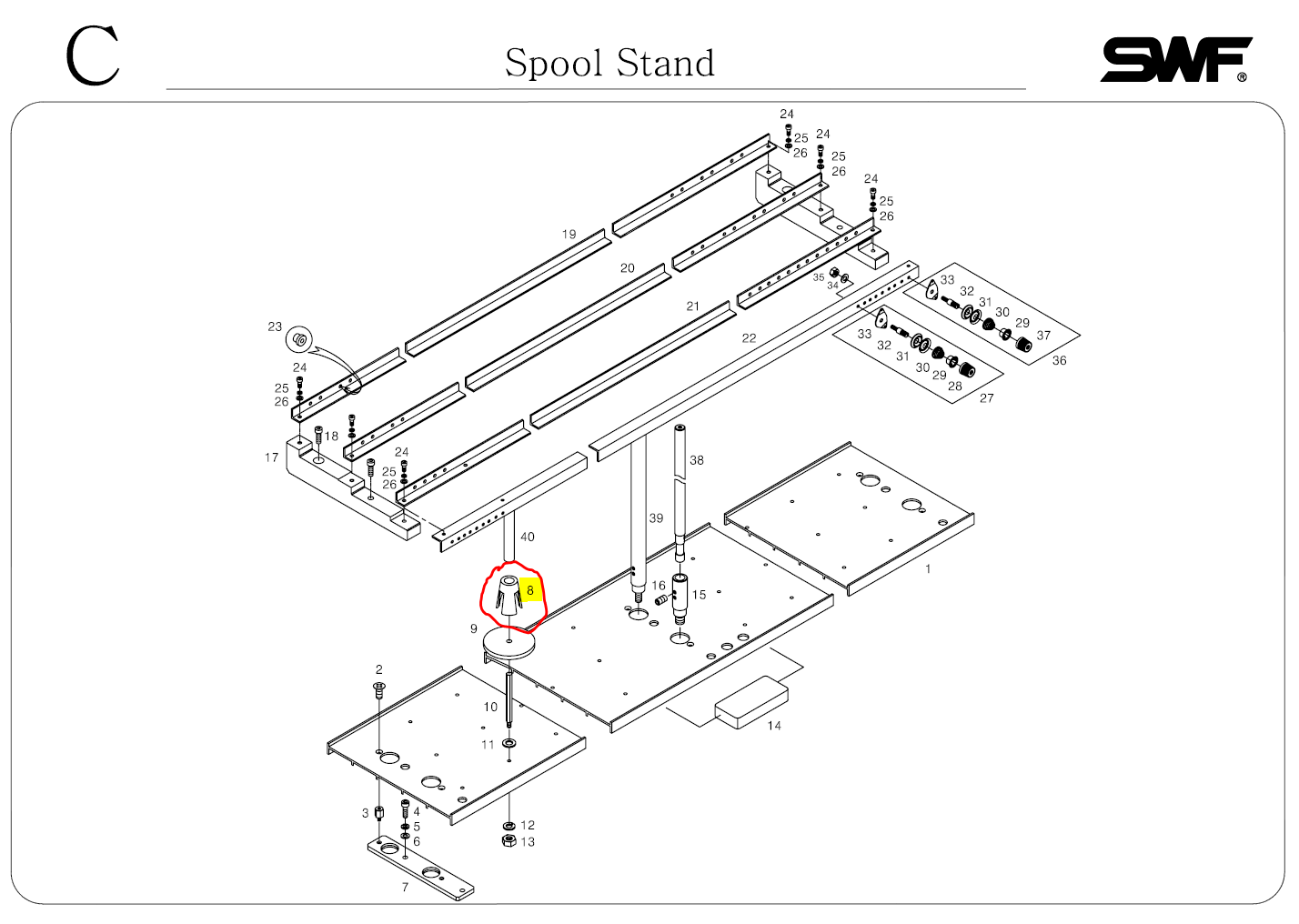 SWF_SPOOL HOLDER