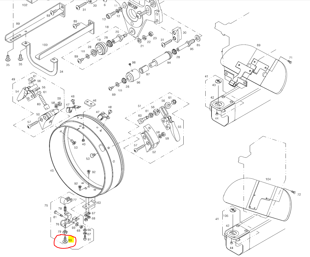 SWF_CAP PRESSER PLATE BLOCK SET