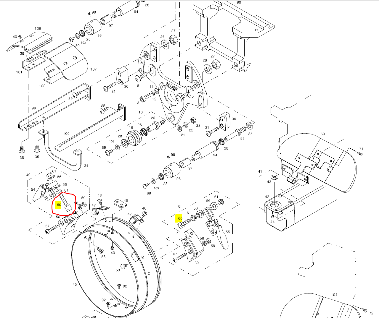 SWF_CAP FRAME FIX BOLT