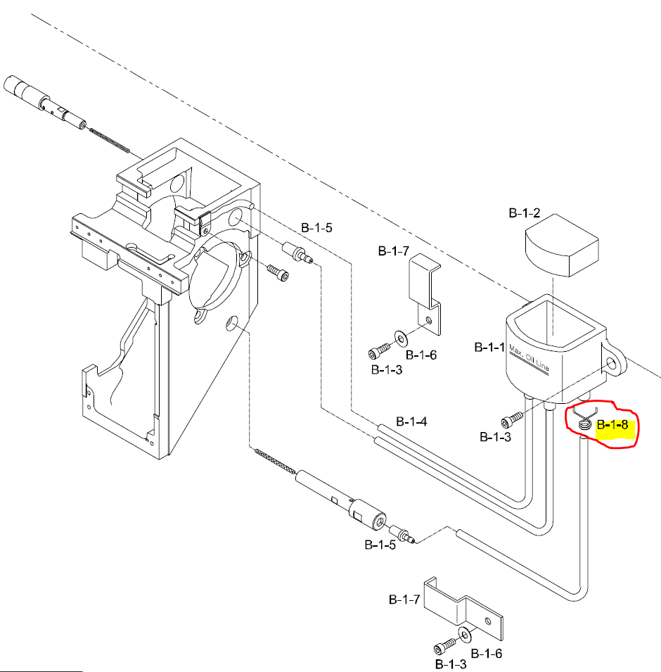 SWF_OIL HOLDER FOR OIL HOSE