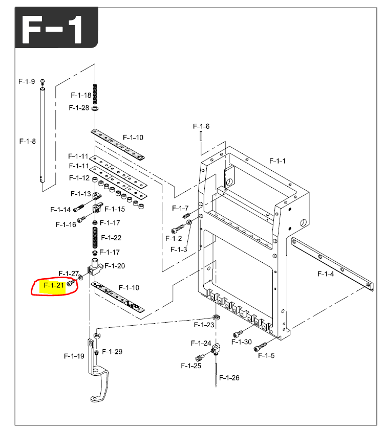 SWF_PRESSER FOOT HOLDER SCREW