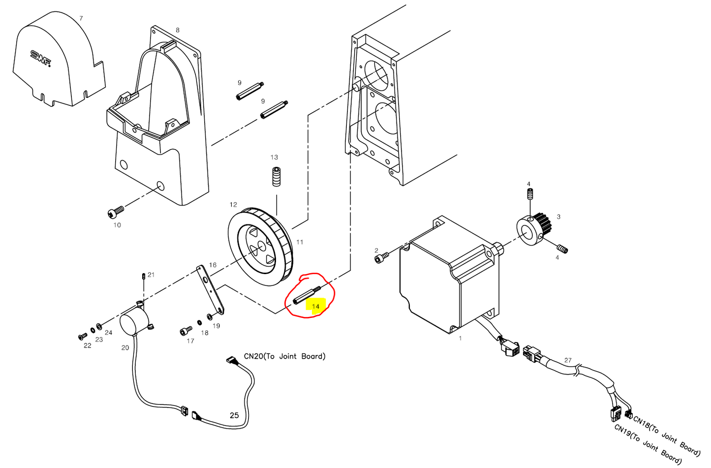 SWF_ENCODER STUD BOLT