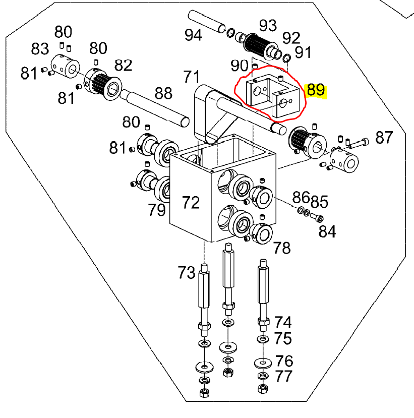 SWF_PULLEY BOX TENSION CONTROL BRACKET