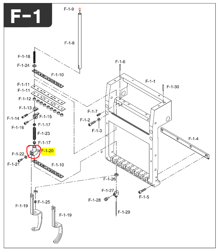 SWF_PRESSER FOOT HOLDER (SA)