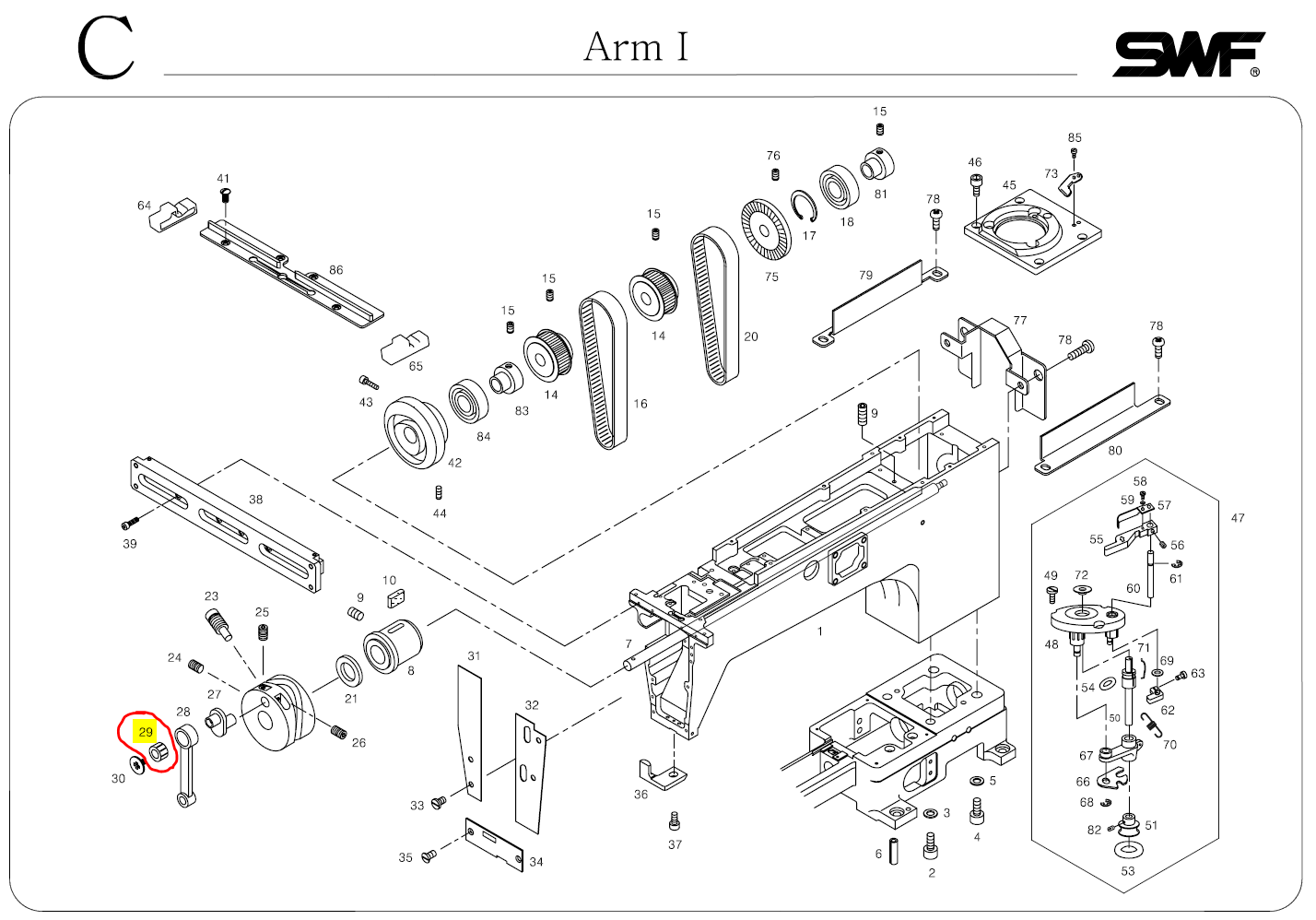 SWF_NEEDLE BEARING (KT8128)