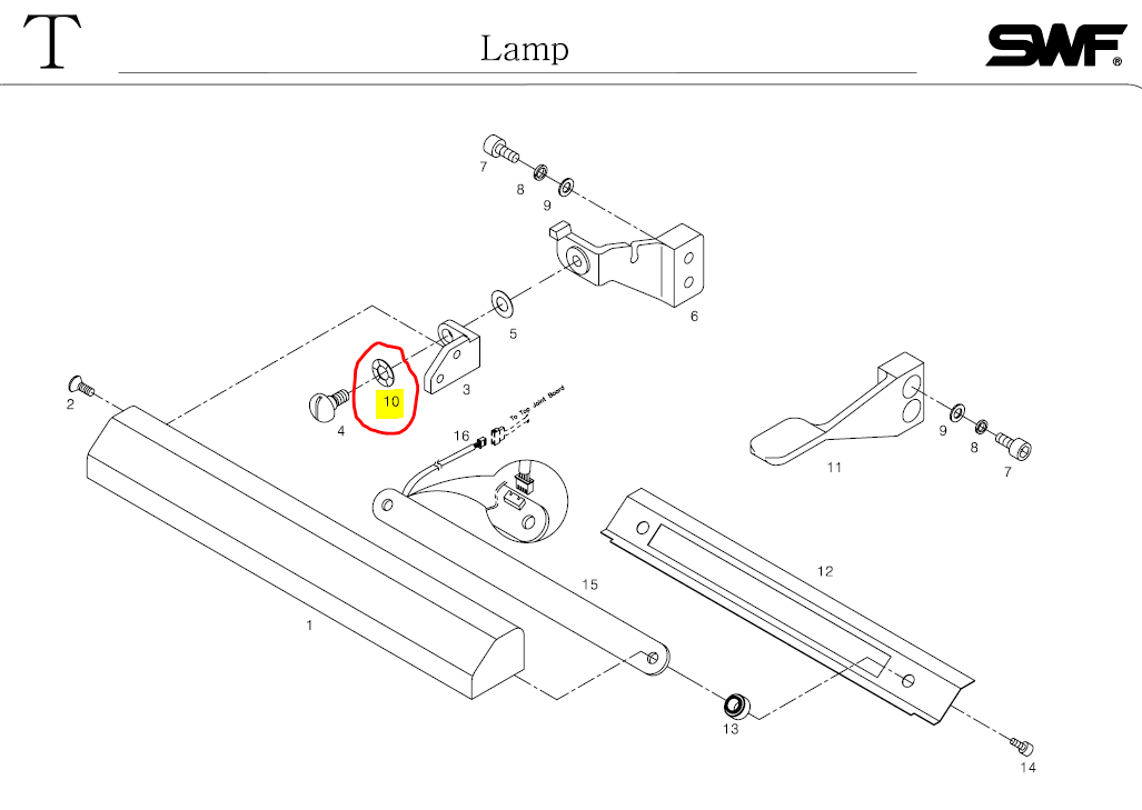 SWF_LAMP DRIVING LINK WASHERS (B)