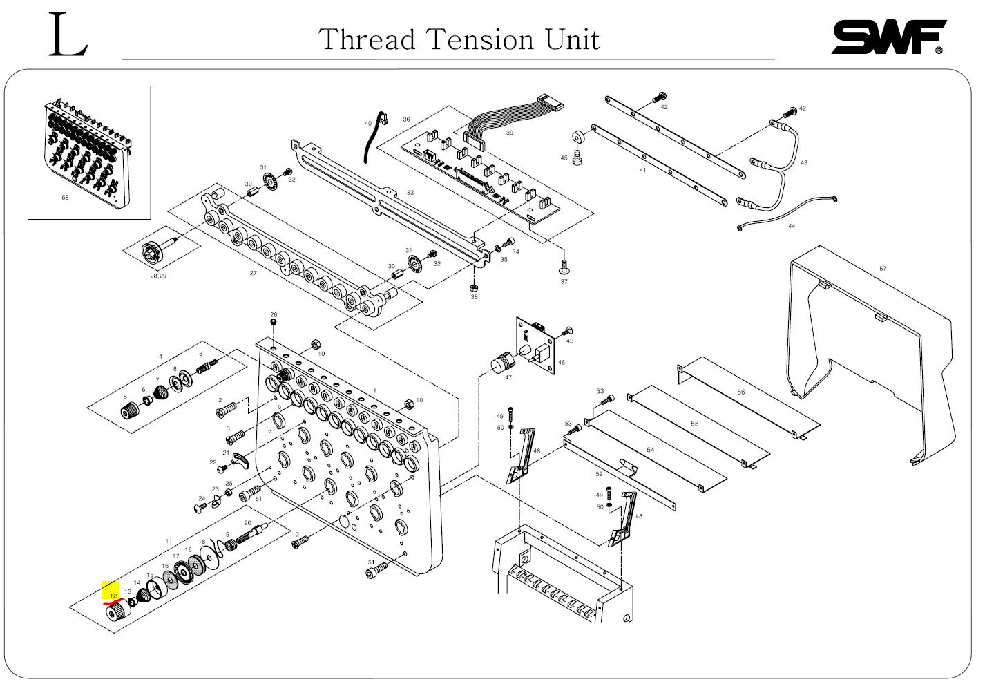 SWF_MAIN TENSION ADJUSTING NUT