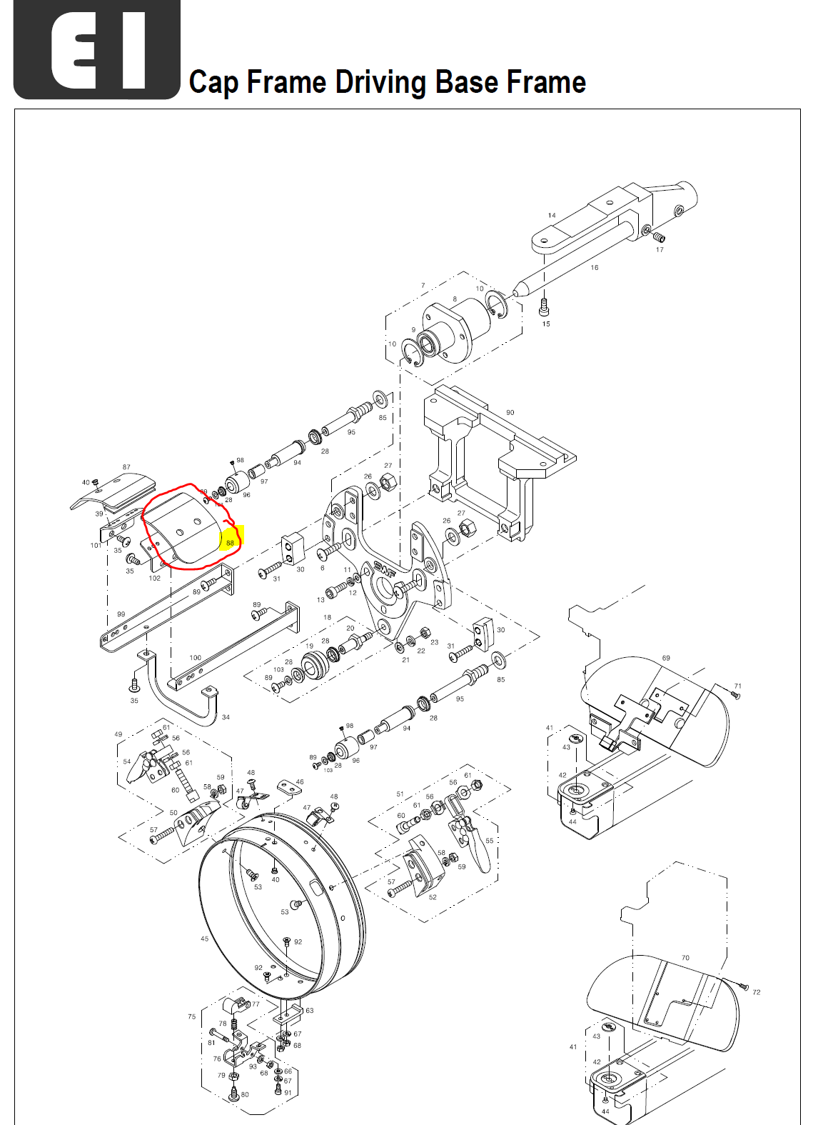 SWF_Q.C CAP FRAME NEEDLE PLATE GUIDE (R)