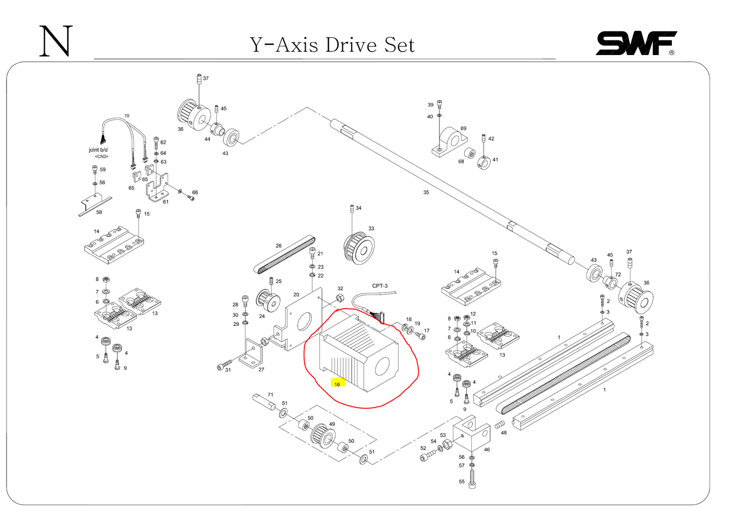 SWF_Y-DRIVING MOTOR (103H7823-0740)_Used