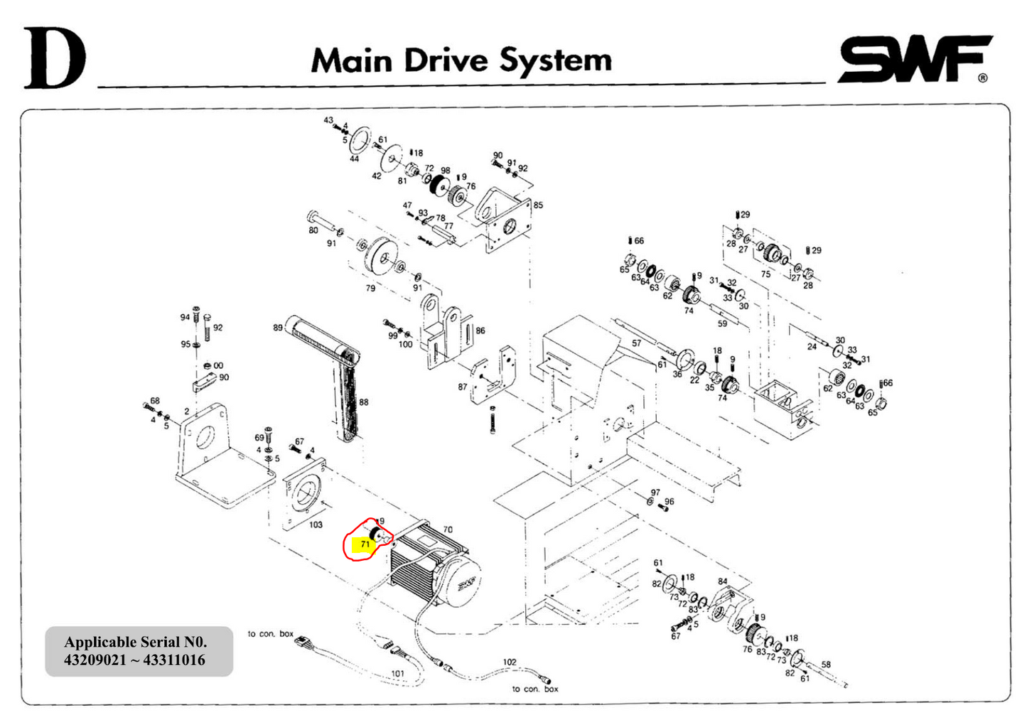SWF_MAIN MOTOR PULLEY
