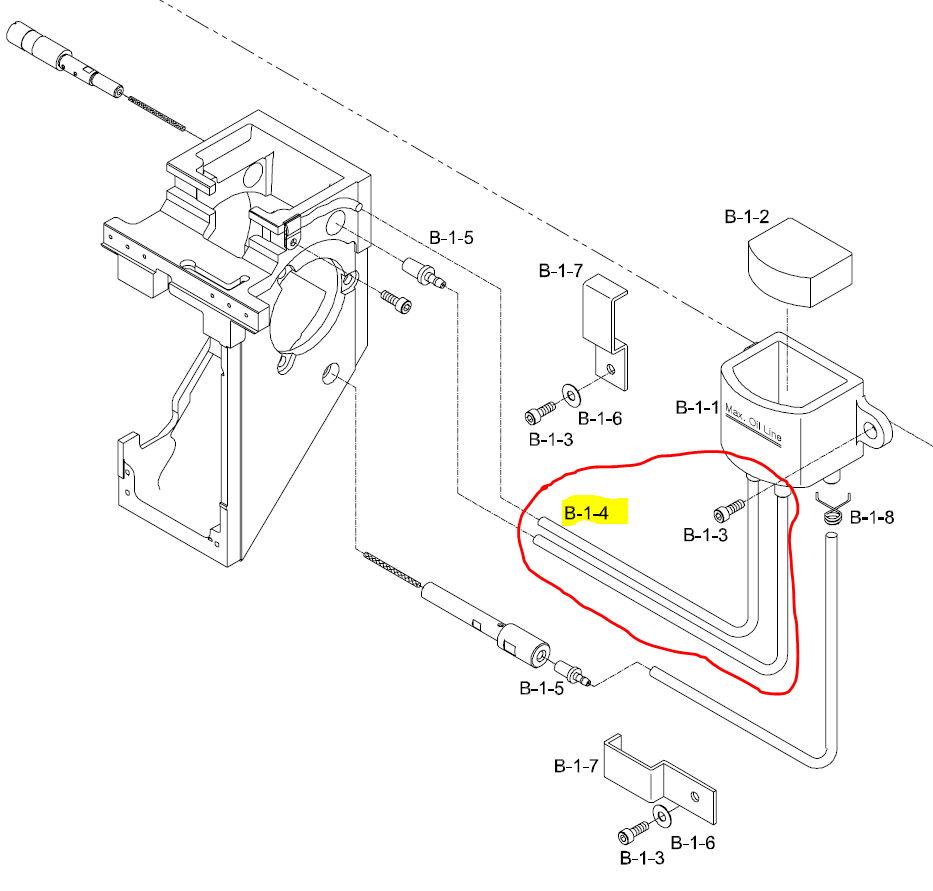 SWF_OIL HOSE L=140mm (5.5 inch)
