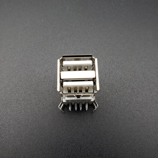SWF_USB FEMALE SOCKET DOUBLE LAYER 90˚ TYPE