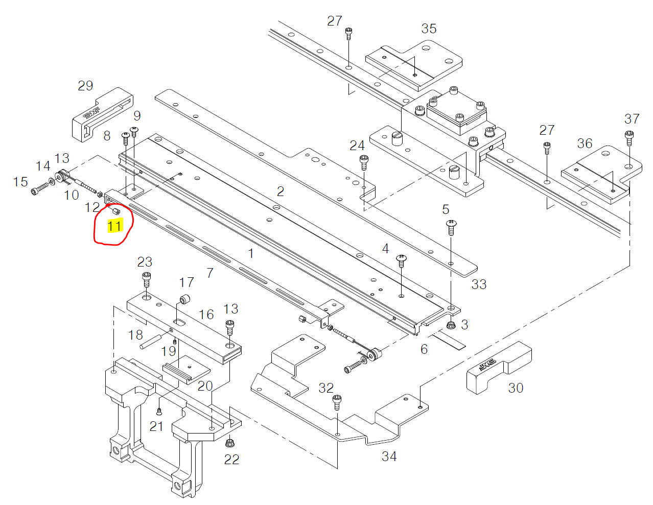 SWF_CAP WIRE TENSION ADJUSTING NUT (M3XL6)