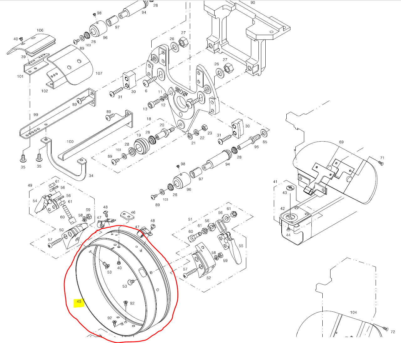 SWF_CAP DRIVING RING (@146*@160*L50)