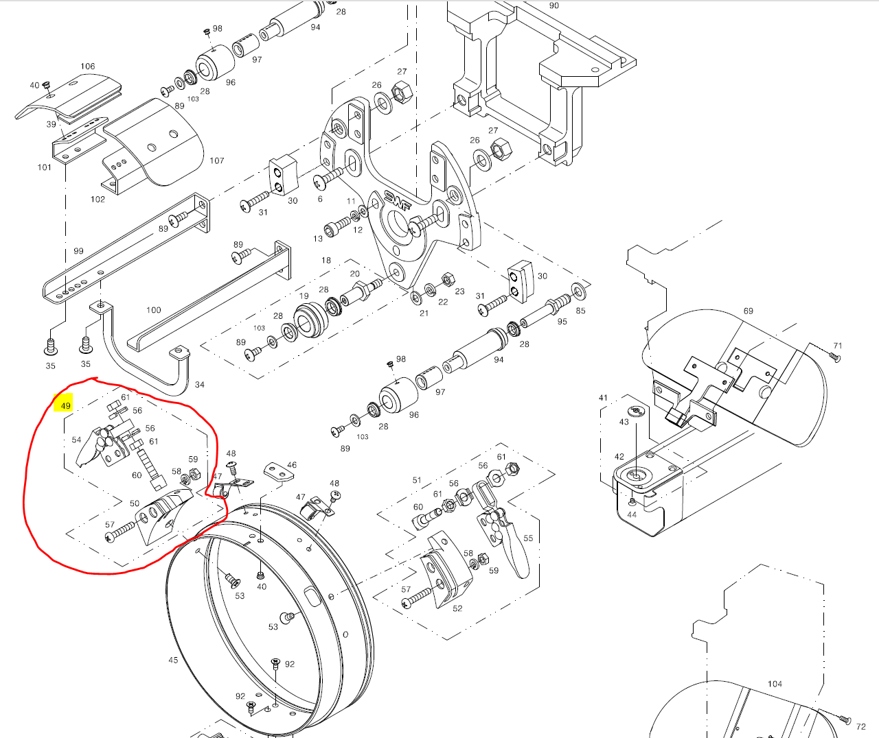 SWF_CAP CLAMP SET (L)