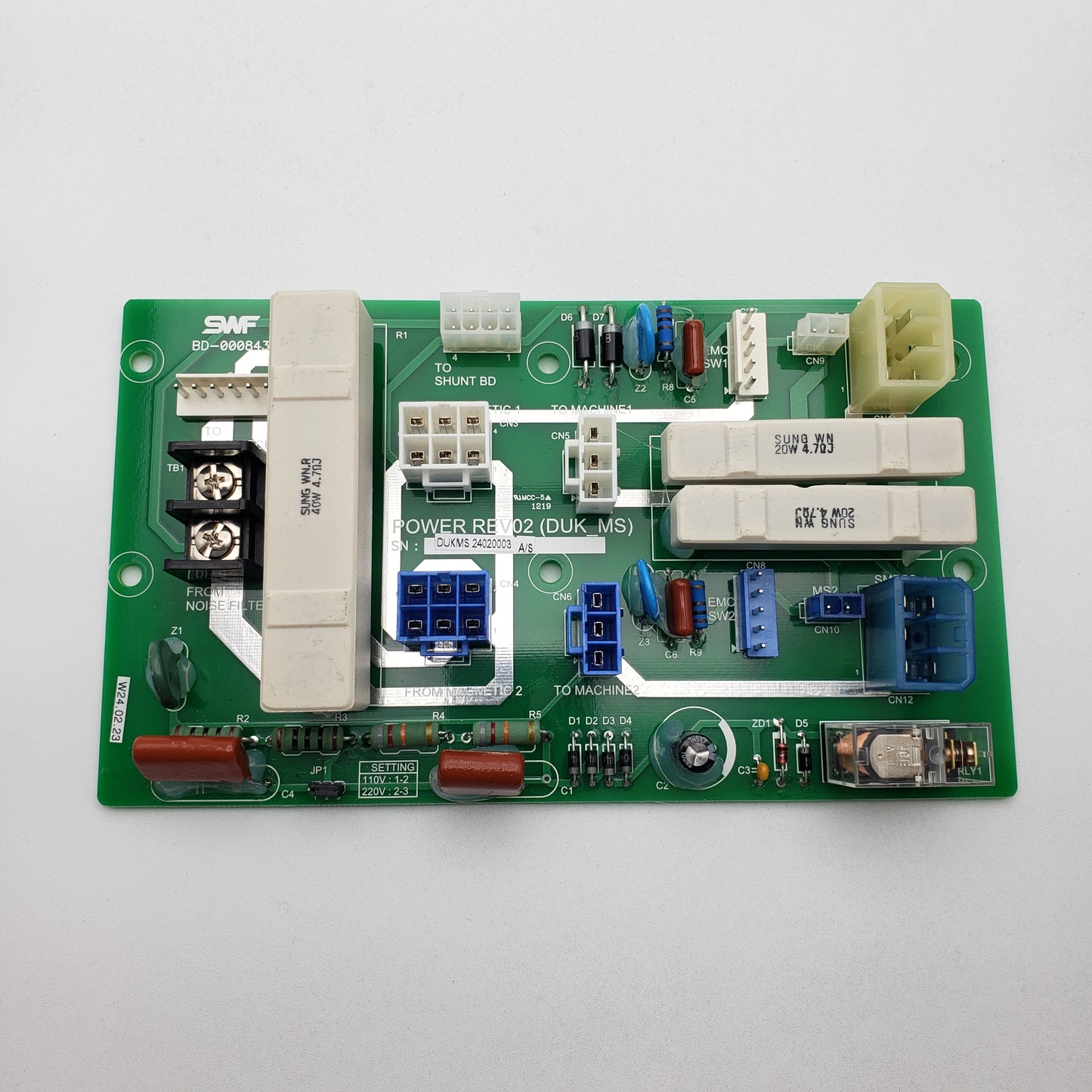 SWF_POWER REV02 (DUK_MS) BOARD