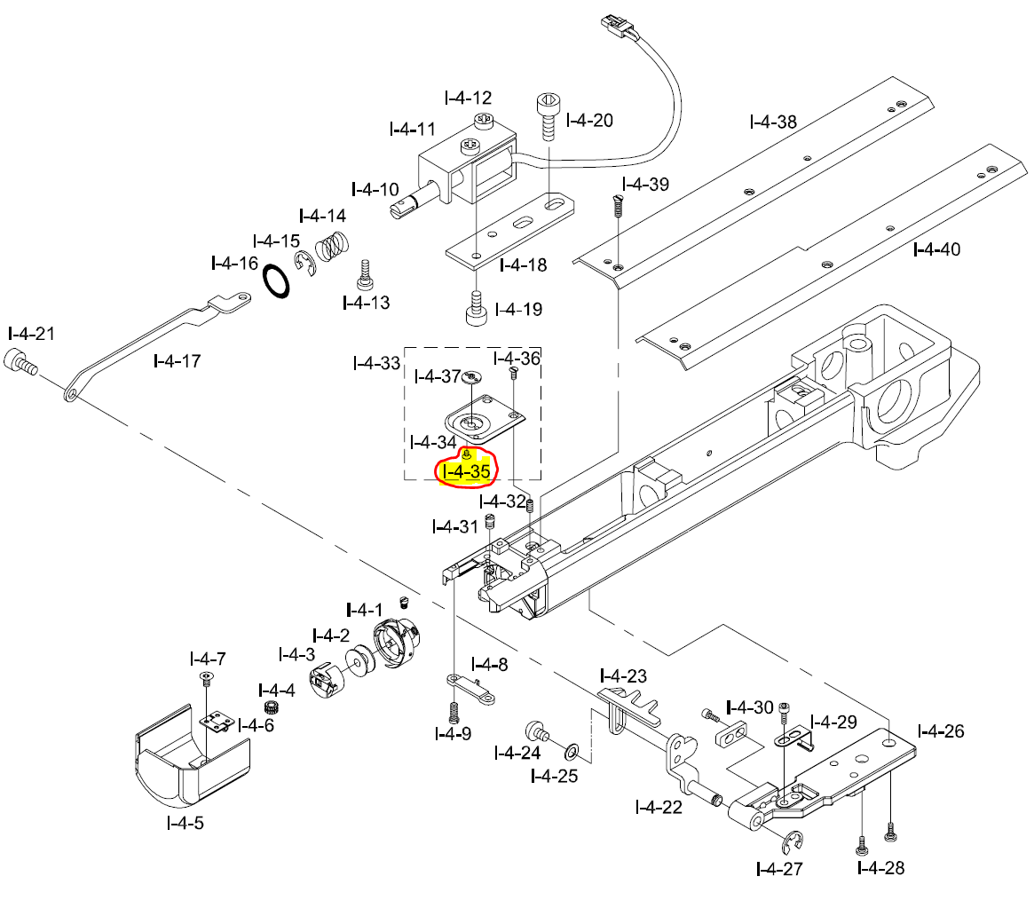 SWF_NEEDLE PLATE CUSHION COVER SCREW[M3xP0.5, L=2.3]