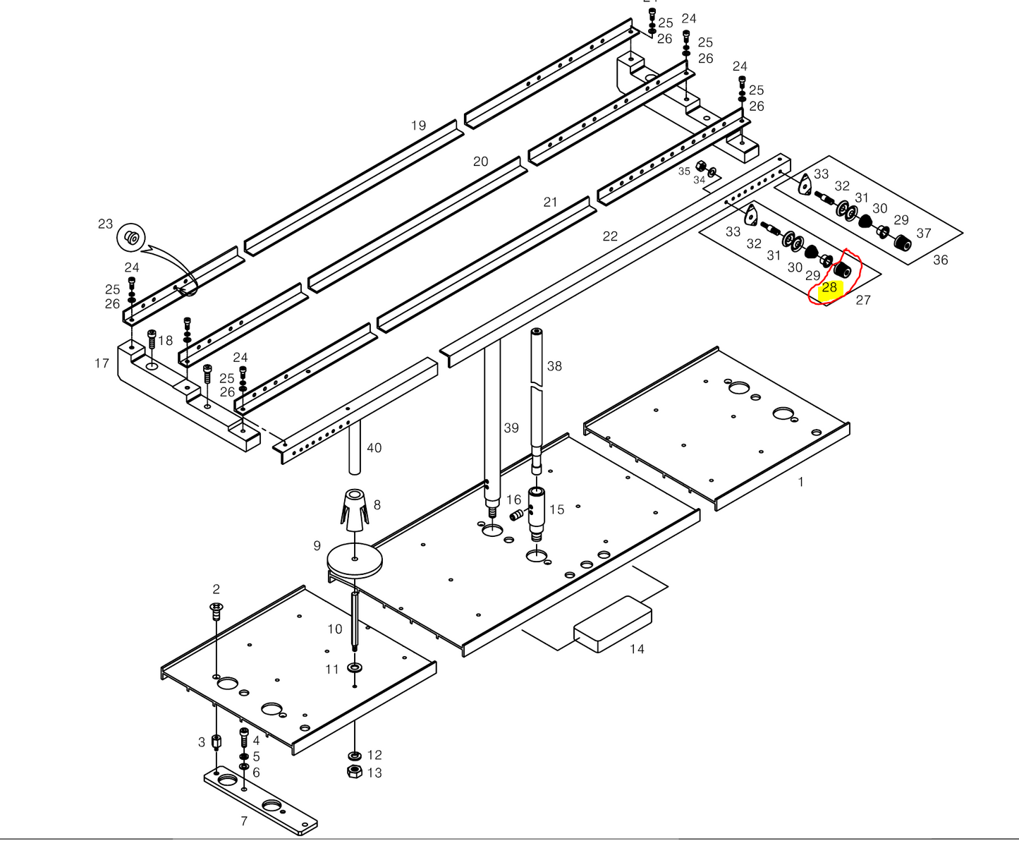 SWF_SUB TENSION ADJUSTING NUT (A)