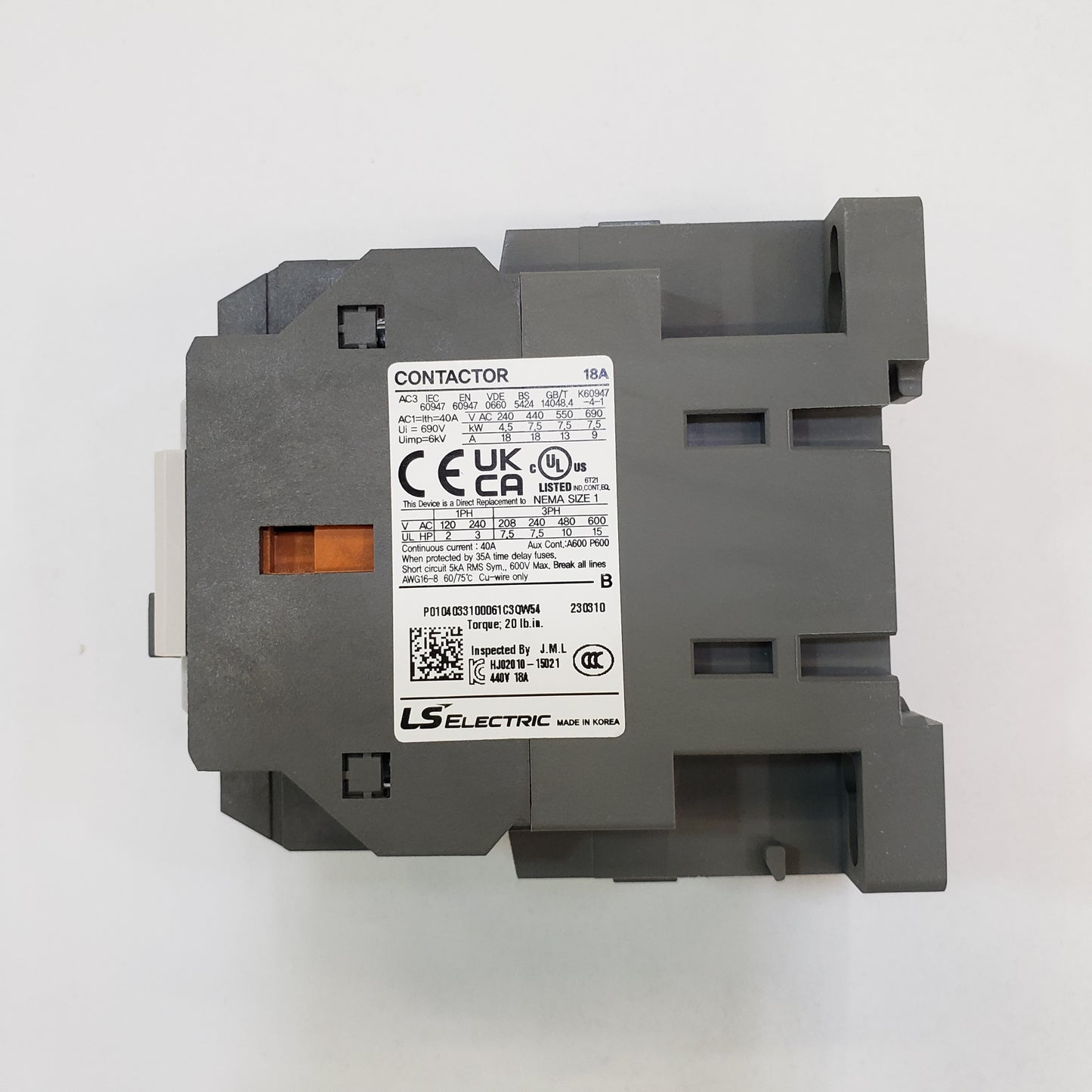 SWF_MAGNETIC SWITCH (MC-18b AC24 / 60Hz / 1a1b)