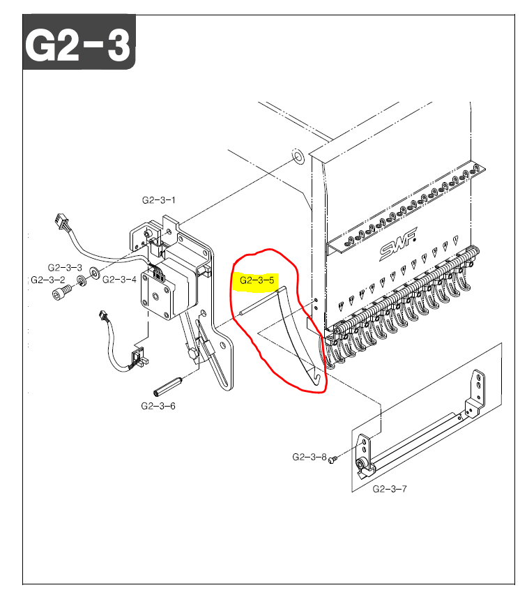SWF_UPPER THREAD CATCHER (B-T902D)