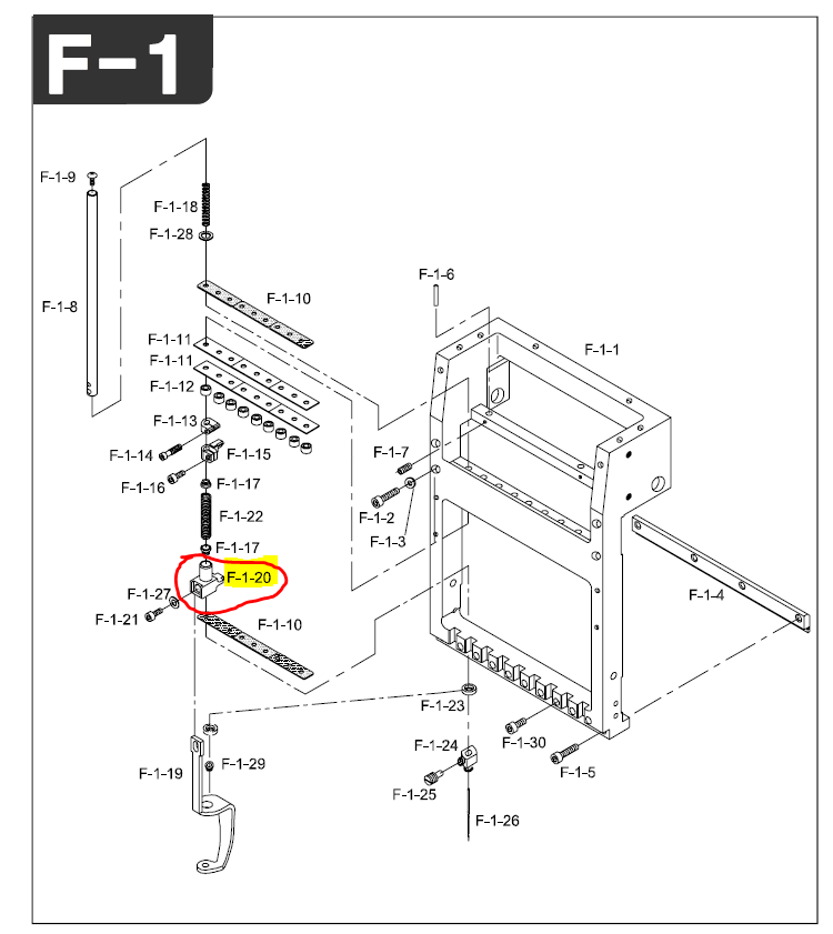 SWF_PRESSER FOOT HOLDER (K,KS,SB)