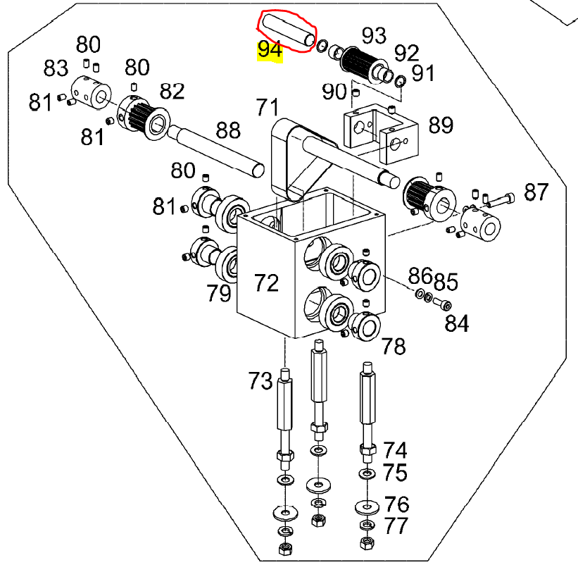 SWF_PULLEY BOX IDLER PULLEY
